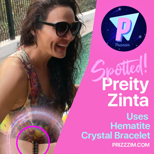 The Preity Zinta Hematite Crystal Bracelet
