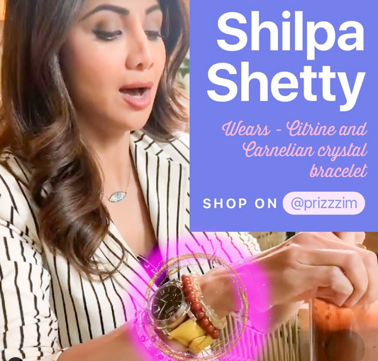 The Shilpa Shetty Citrine Crystal Bracelet