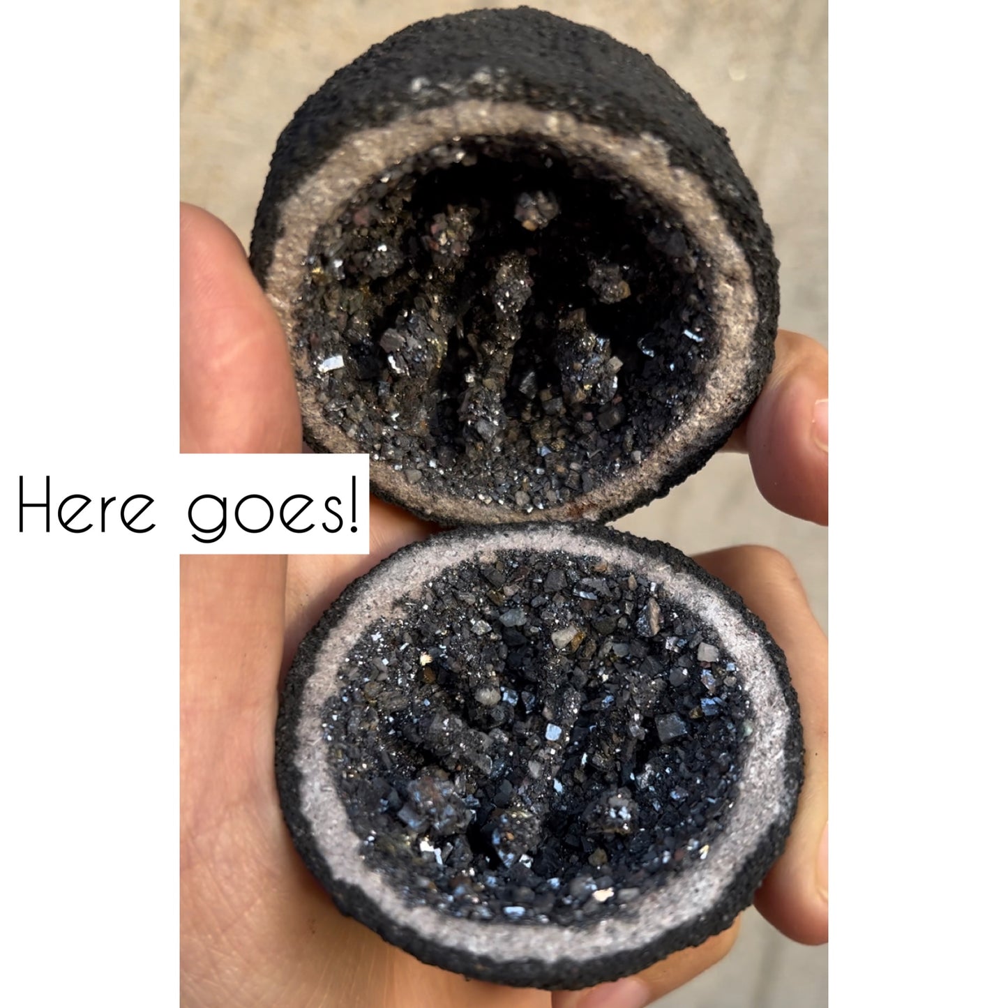 Galena Geode Crystal Raw & Natural Lead Glance Stone