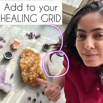 Raw Clear Quartz Stone 0.50 KG