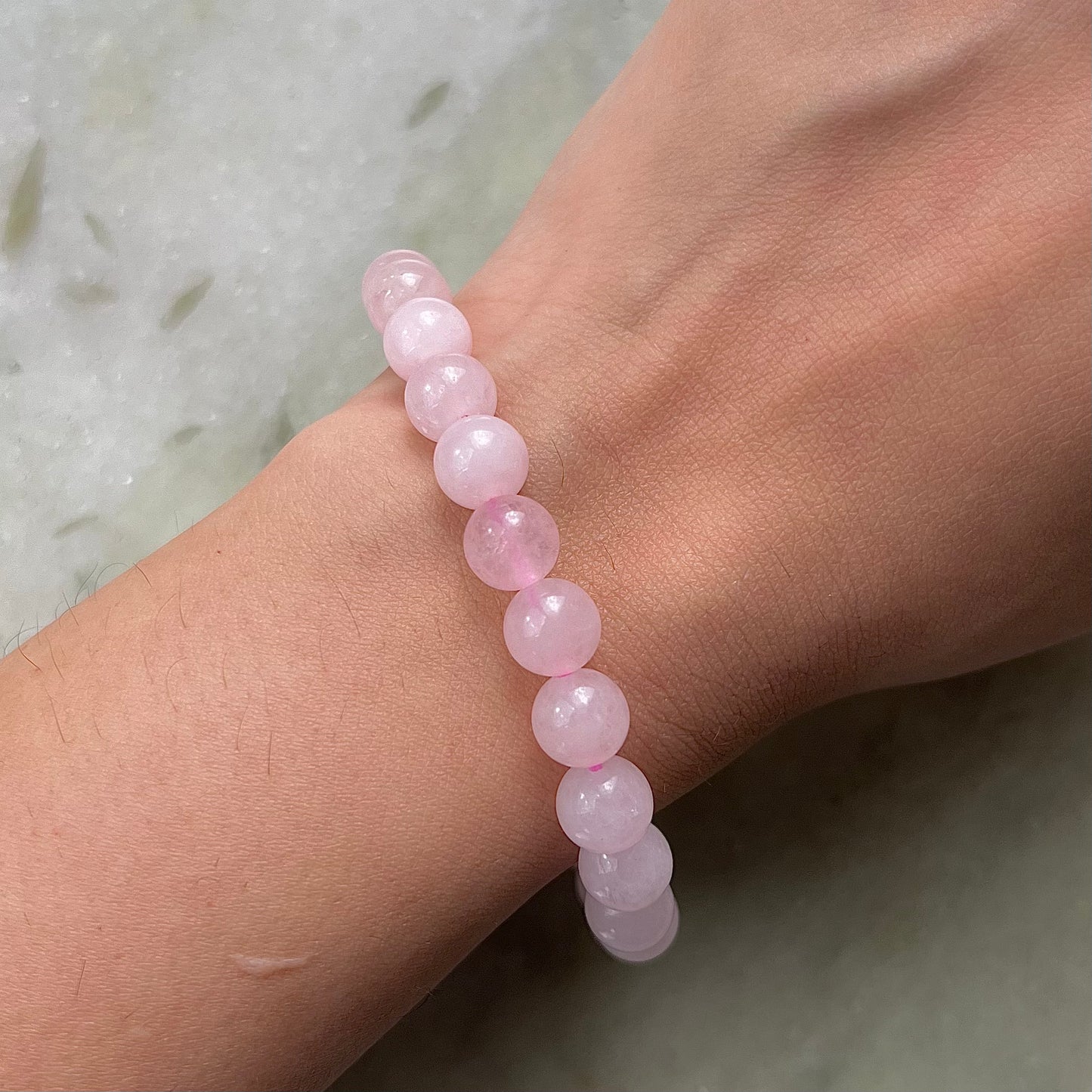 Rose Quartz Healing Crystal Bracelet