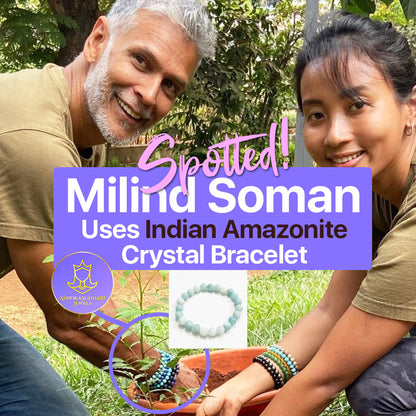Indian Amazonite Crystal Bracelet