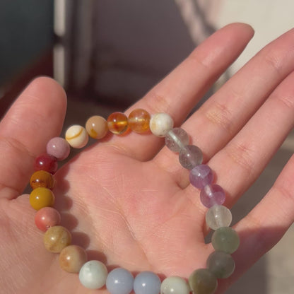 Seven Chakra Crystal Bracelet