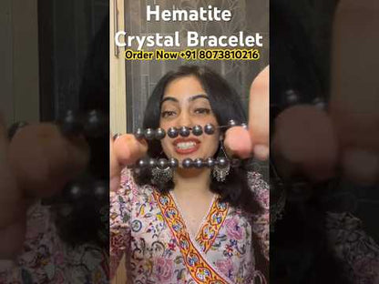 The Preity Zinta Hematite Crystal Bracelet