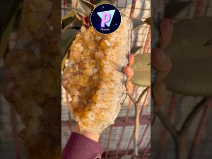 Citrine Quartz Crystal 2.08 Kg