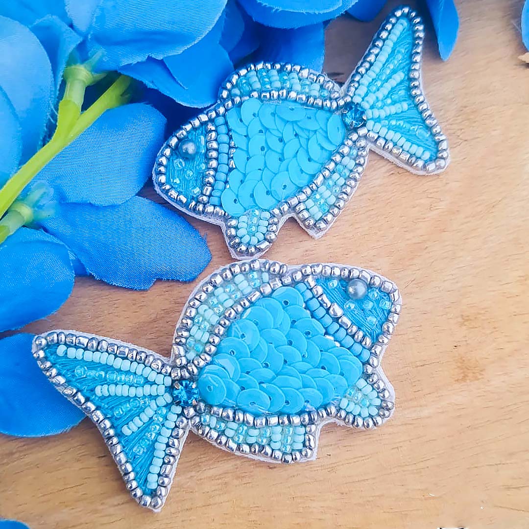 Fish Beaded Jewellery Earrings