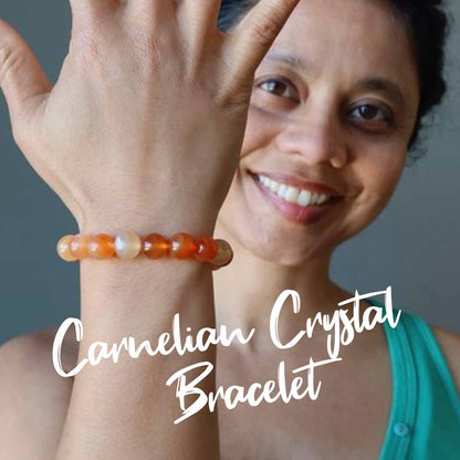 Carnelian Crystal Bracelet