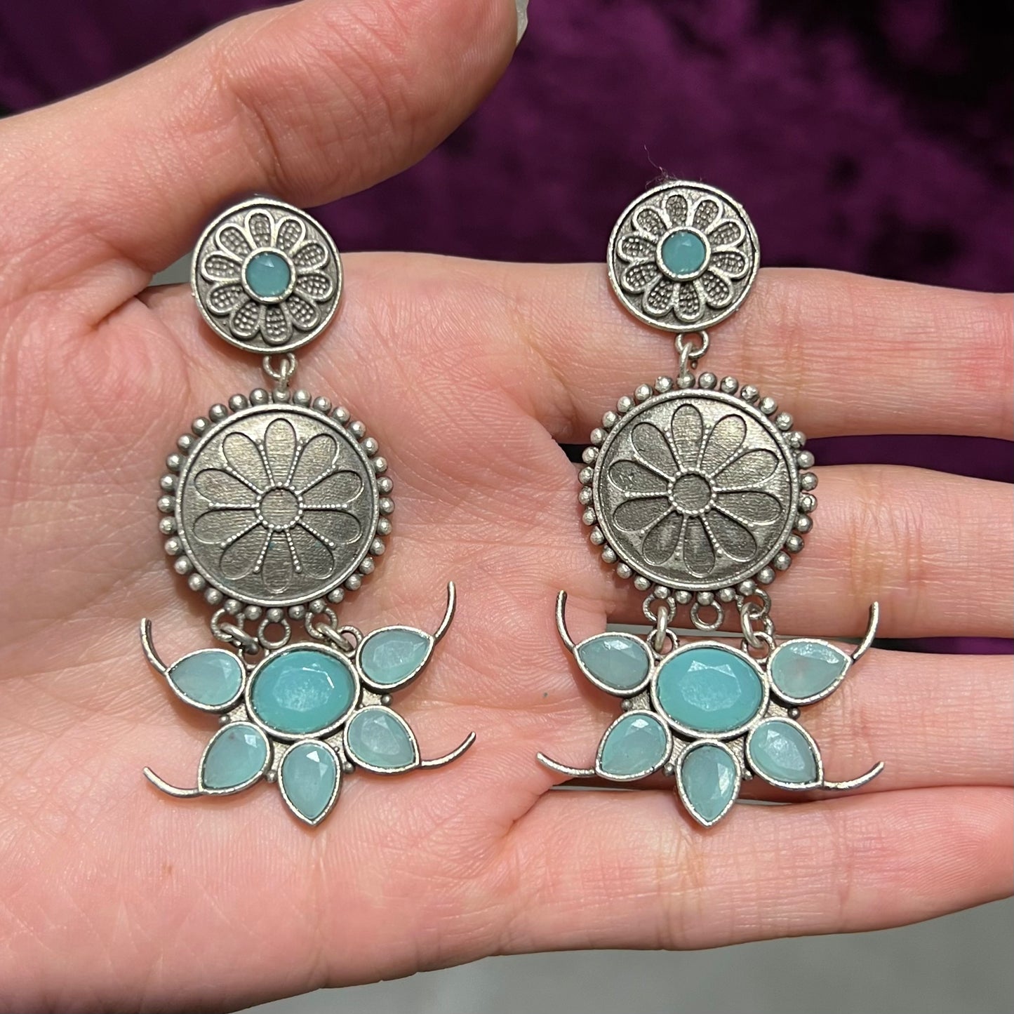 Flower Power Silver Plated Droppings