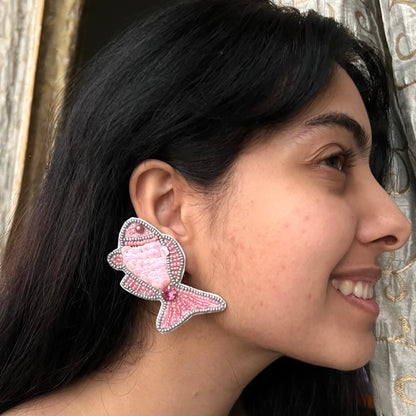 Fish Beaded Jewellery Earrings