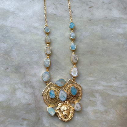 Czar Gold Plated Statement Necklace