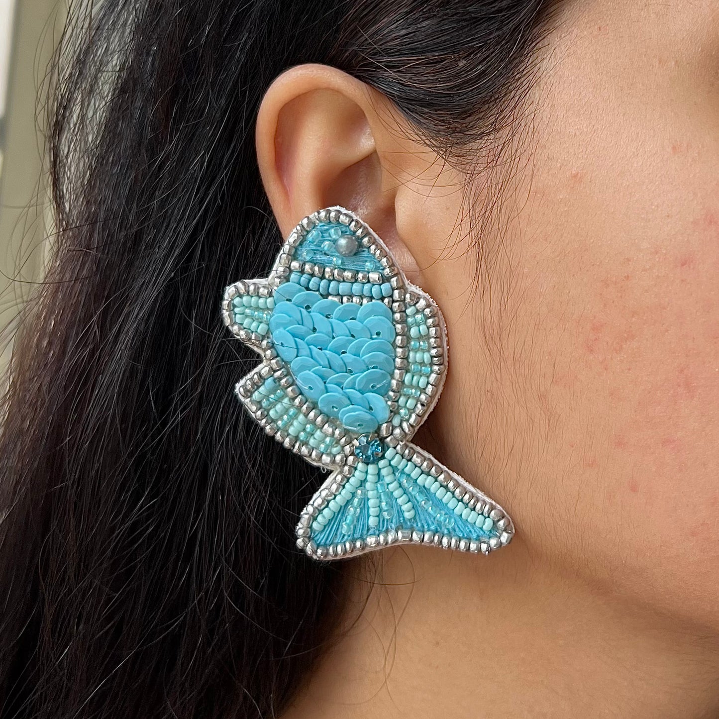 Fish Beaded Jewellery Earrings