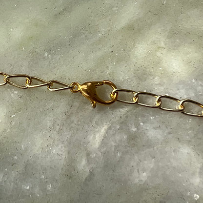 Lion Head Gold Plated Statement Pendant Chain