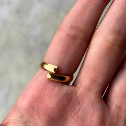 Amethyst Hand Painted Statement Ring