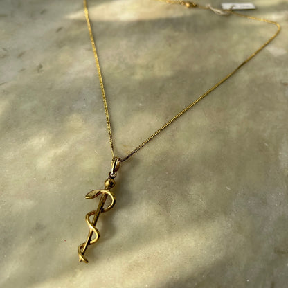 Serpent’s Beauty Spell Pendant Chain