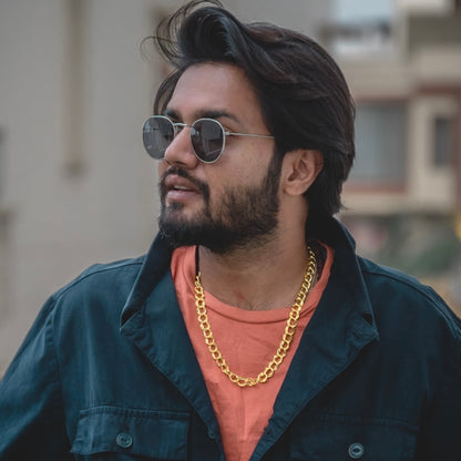 Gold Chain for Men (20 Inch Long)