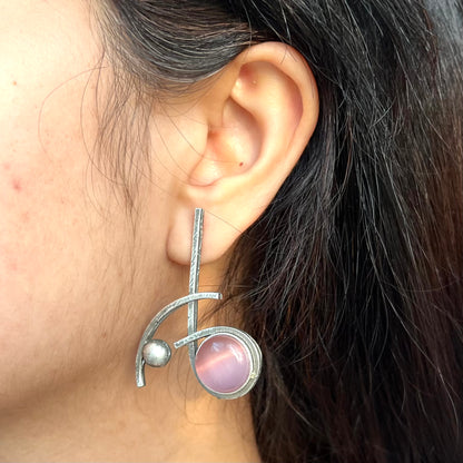 Pink Warrior Eina Earrings