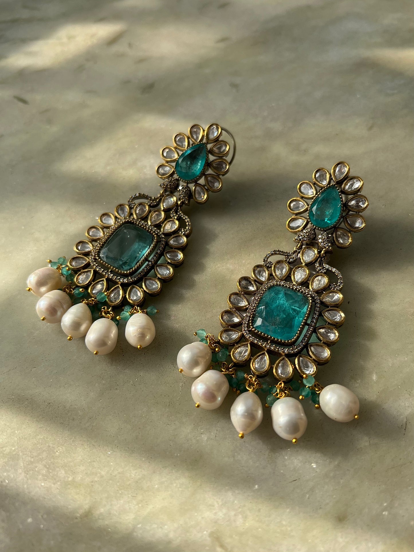 Queen of Ocean Pearl Statement Earrings