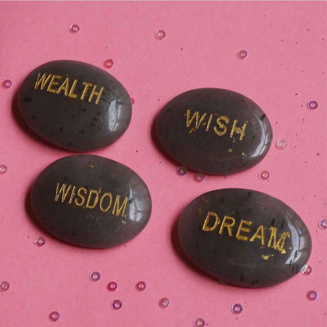 Grey Aventurine Crystal Set of 4 Manifestation Kit