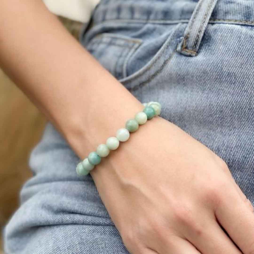 The Milind Soman Amazonite Crystal Bracelet