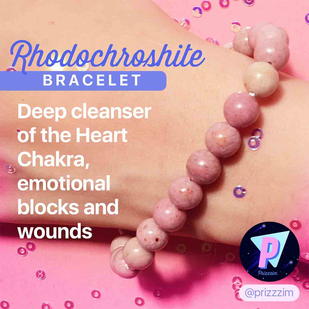 The Sara Ali Khan Rhodochrosite Crystal Bracelet