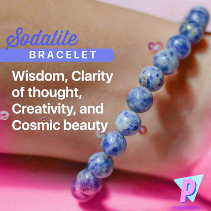 Sodalite Crystal Bracelet