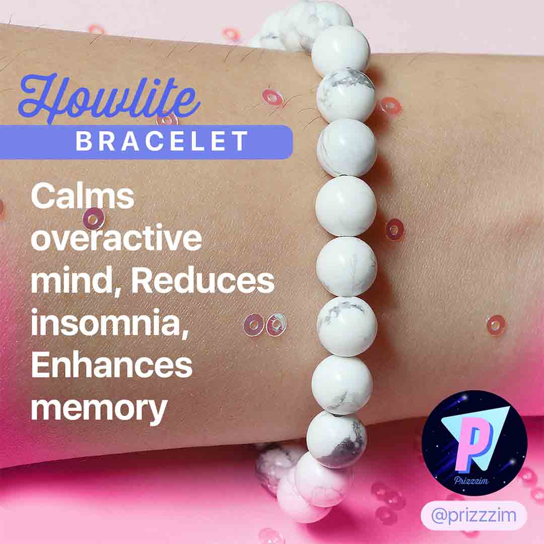Howlite Crystal Bracelet