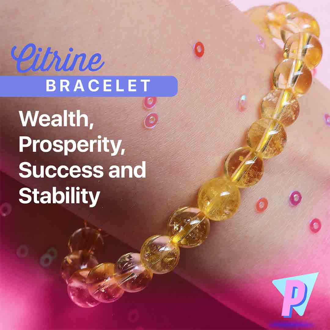 The Shilpa Shetty Citrine Crystal Bracelet